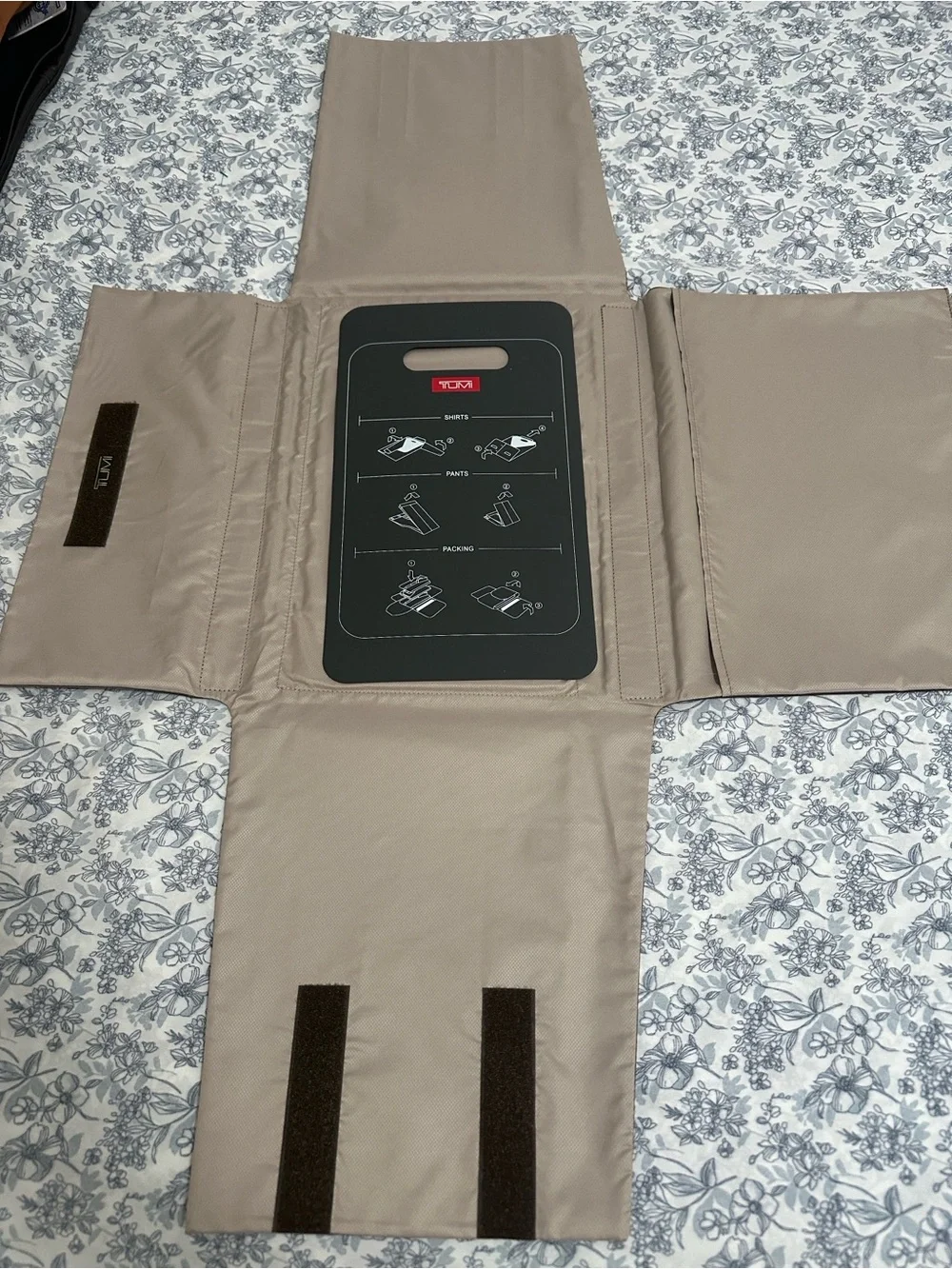 Tumi Dark Brown bag travel organizer